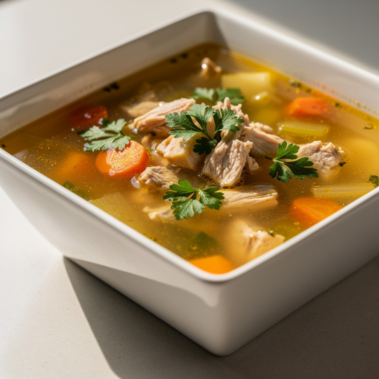 Creamy Homemade Chicken Tortilla Soup