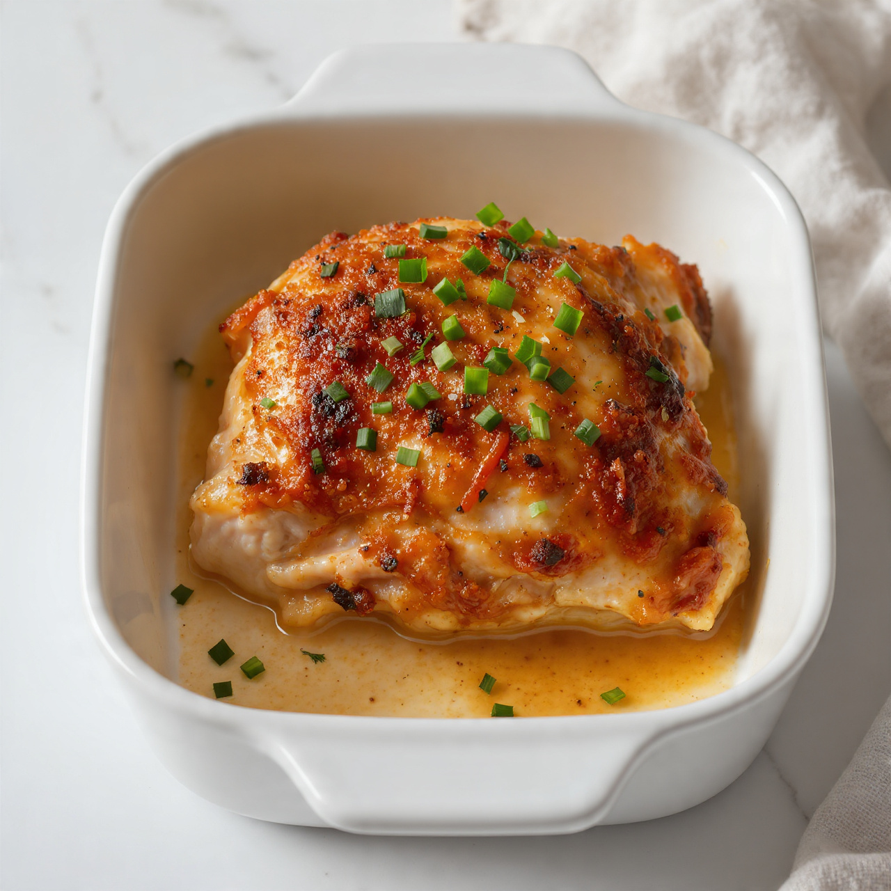 Boneless Skinless Chicken Thighs in the Oven (Juicy and Foolproof)