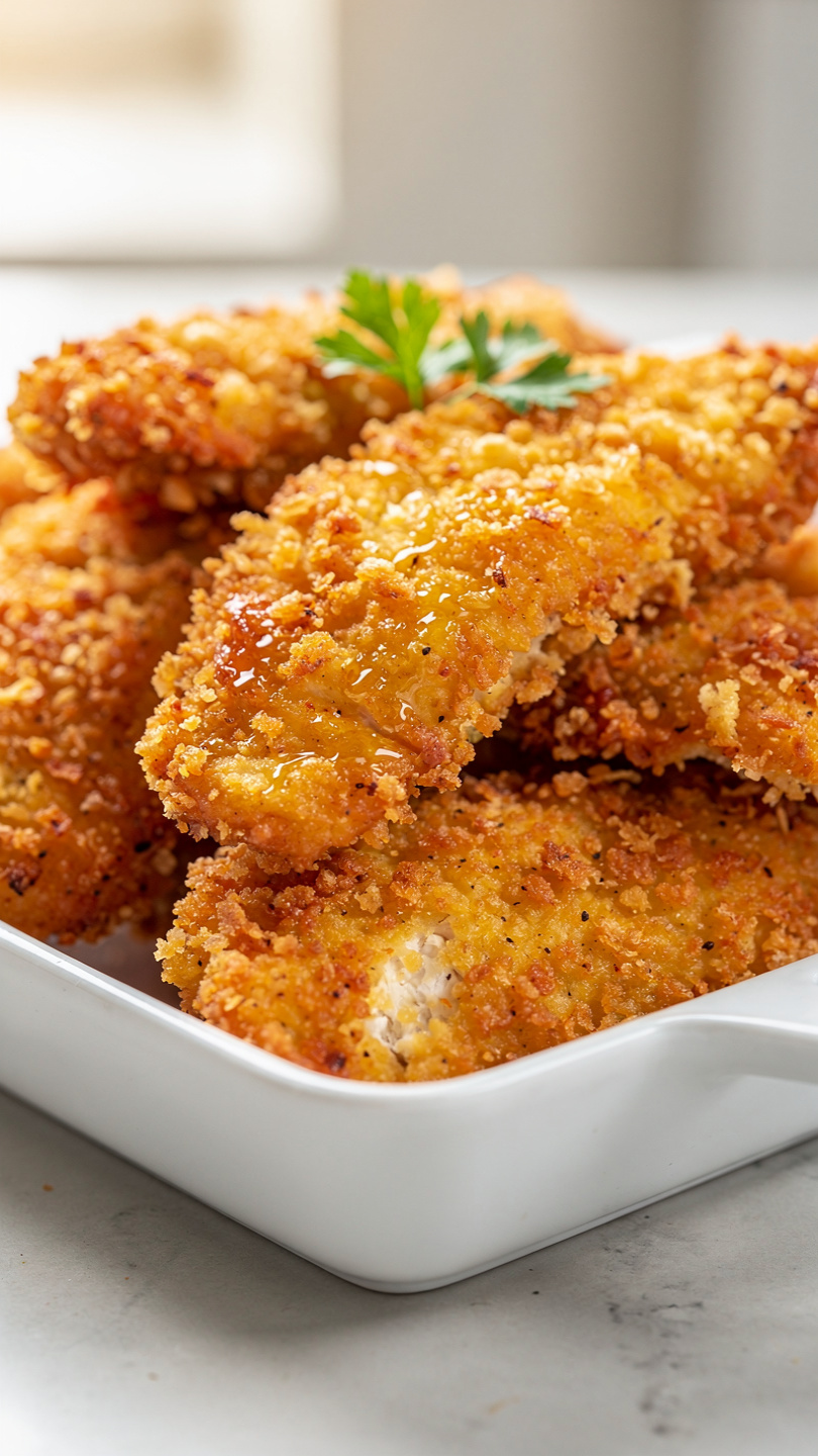 Crispy Homemade Chicken Tenders