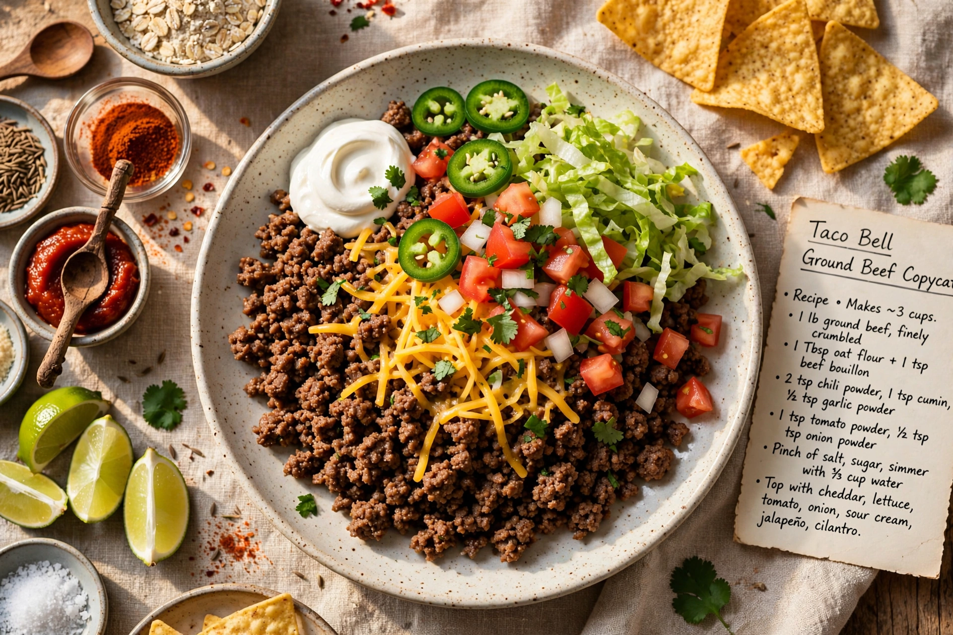 Taco Bell Ground Beef Copycat